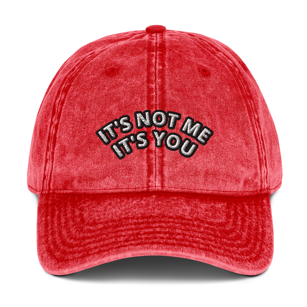 IT'S YOU Vintage Cotton Twill Cap